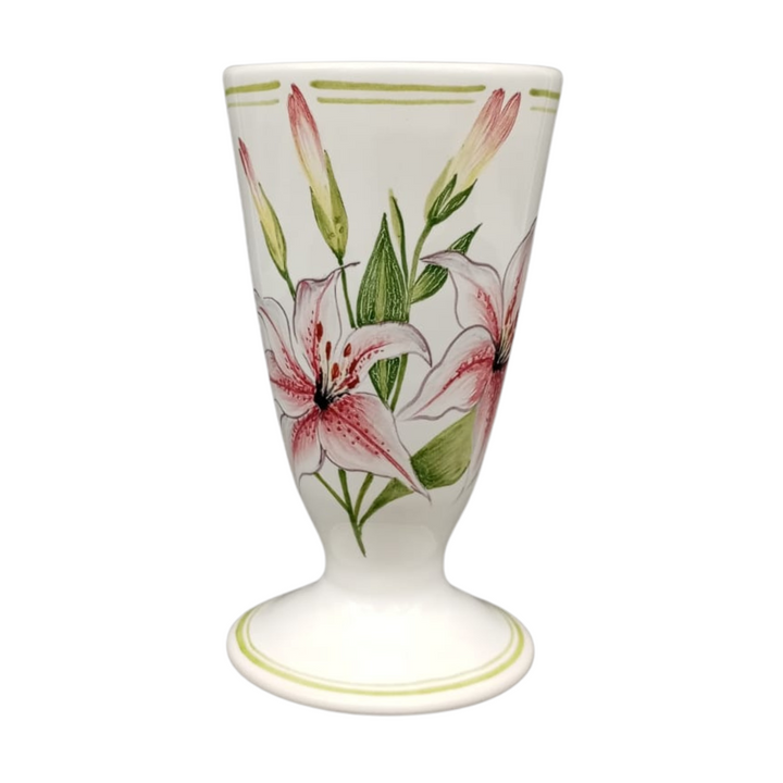 Mazagran cup with Field Flowers hand painted decoration