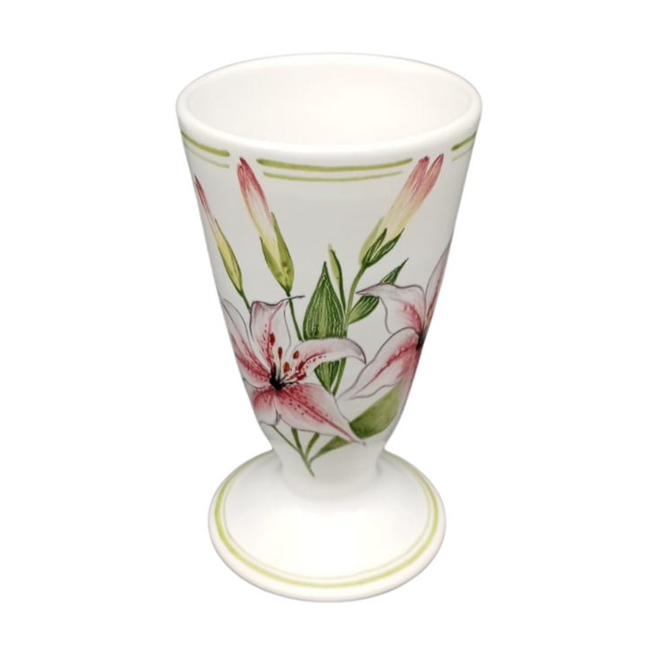 Mazagran cup with Field Flowers hand painted decoration