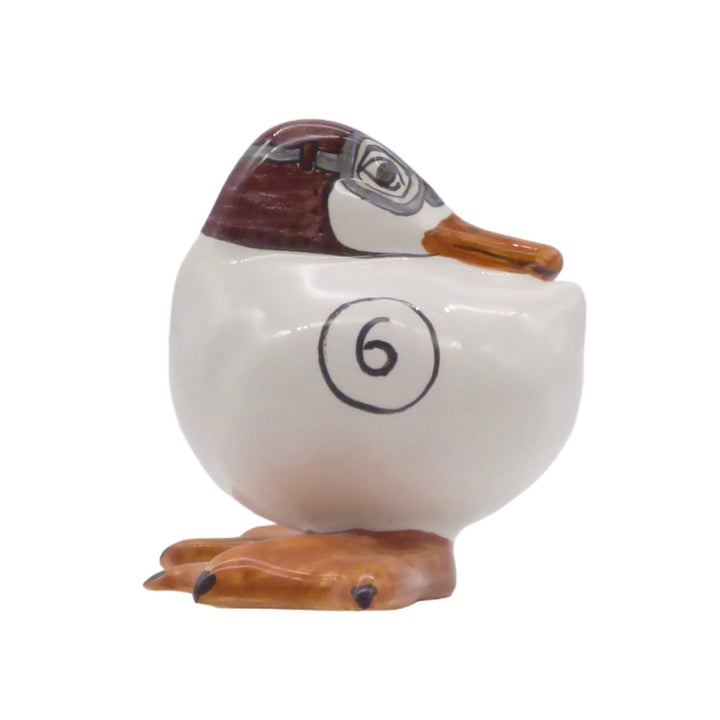 Collectable ceramic duck one of 12 Racing Ducks
