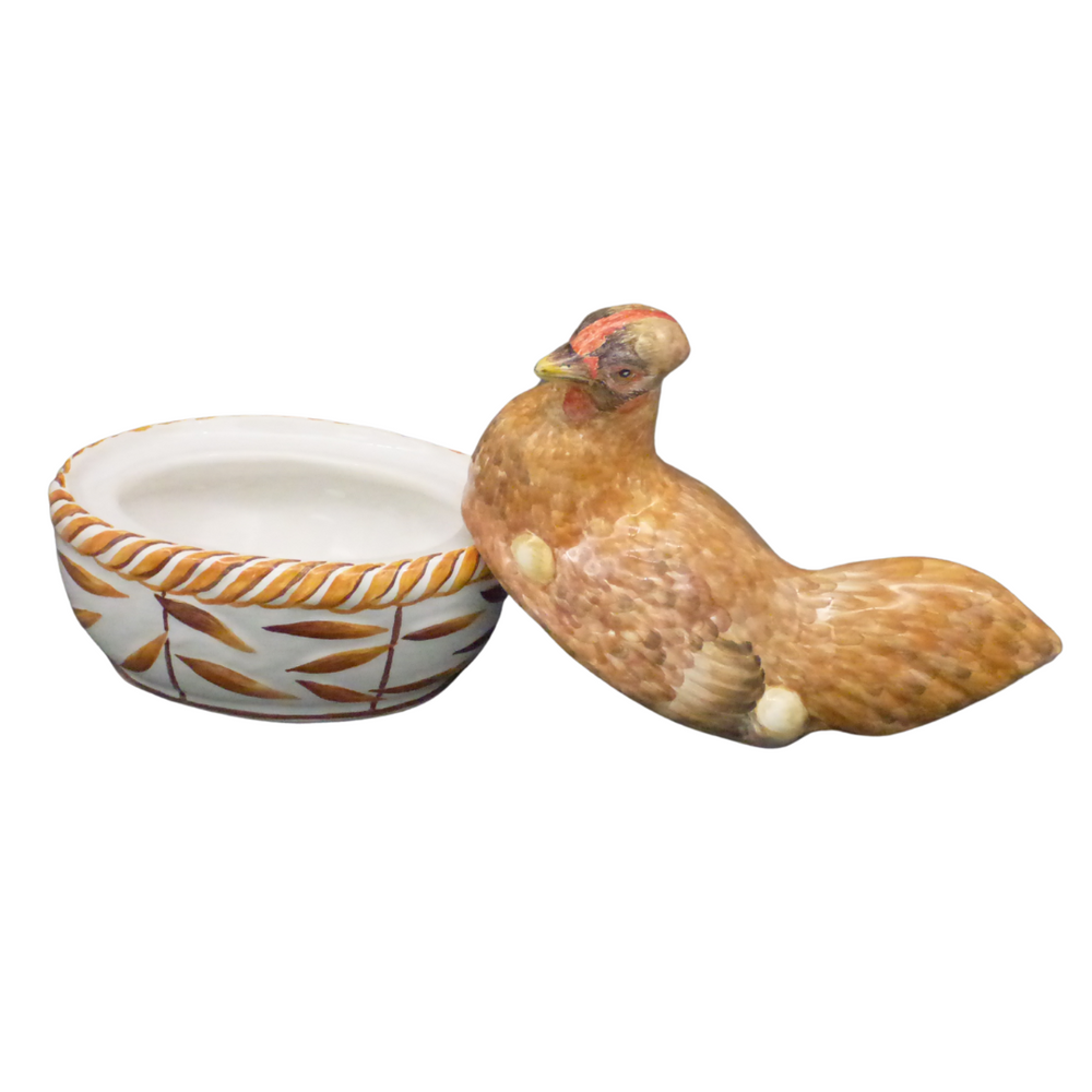 Small Orange Chicken terrine lidded dish 2