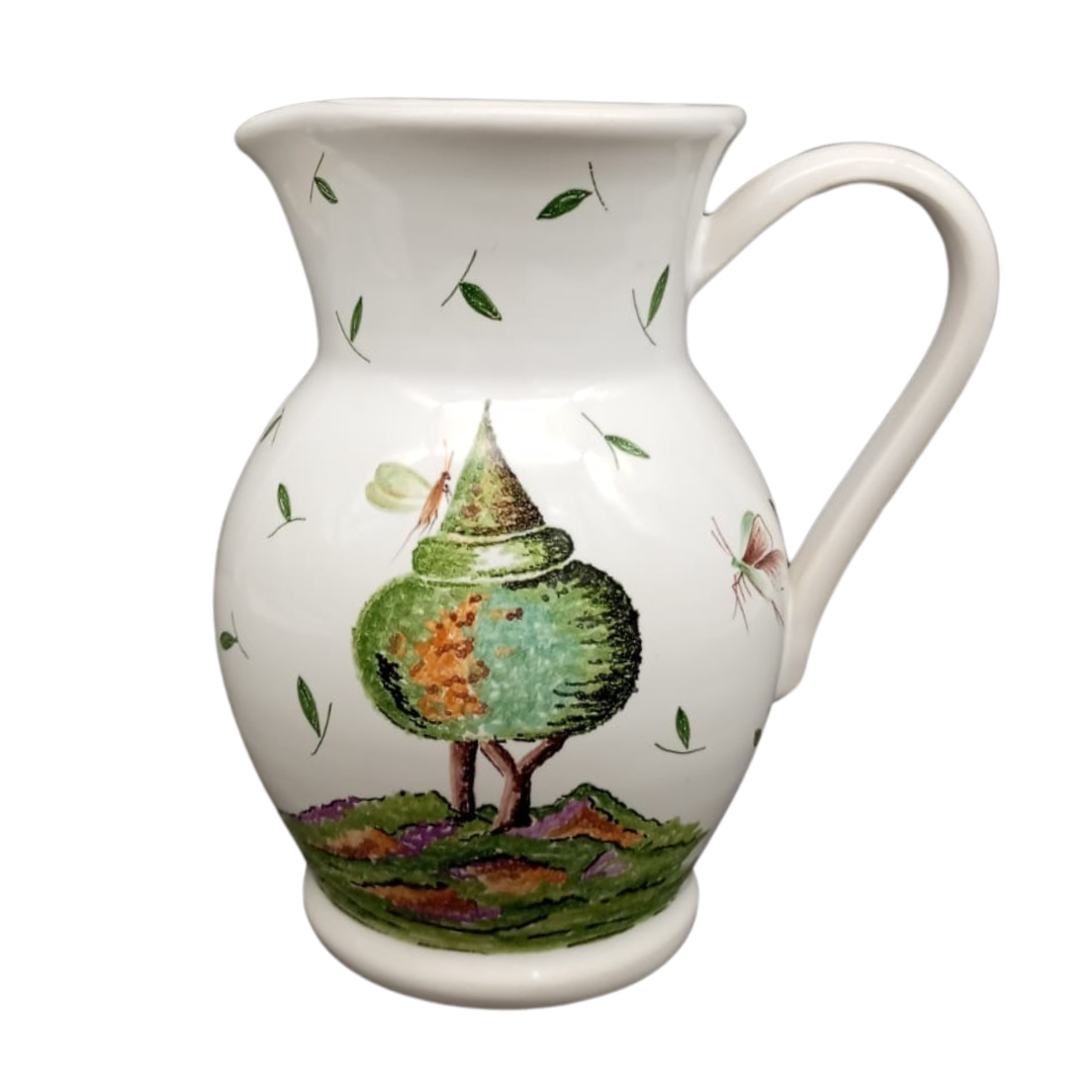 Uni jug with Topaire hand painted motif