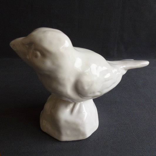 White Earthenware Bullfinch