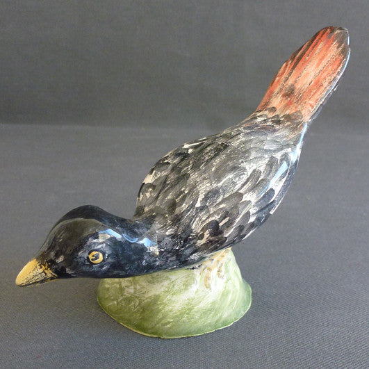 Earthenware Black Redstart