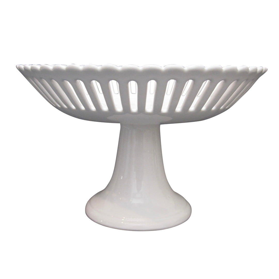 Bourg-Joly Martin straight openwork pedestal basket