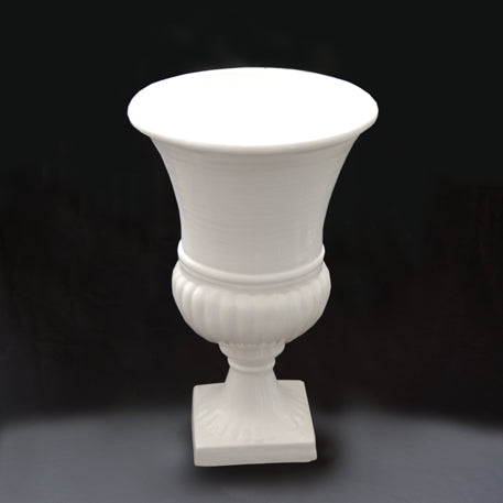 Earthenware Medicis Godrons vase without handles