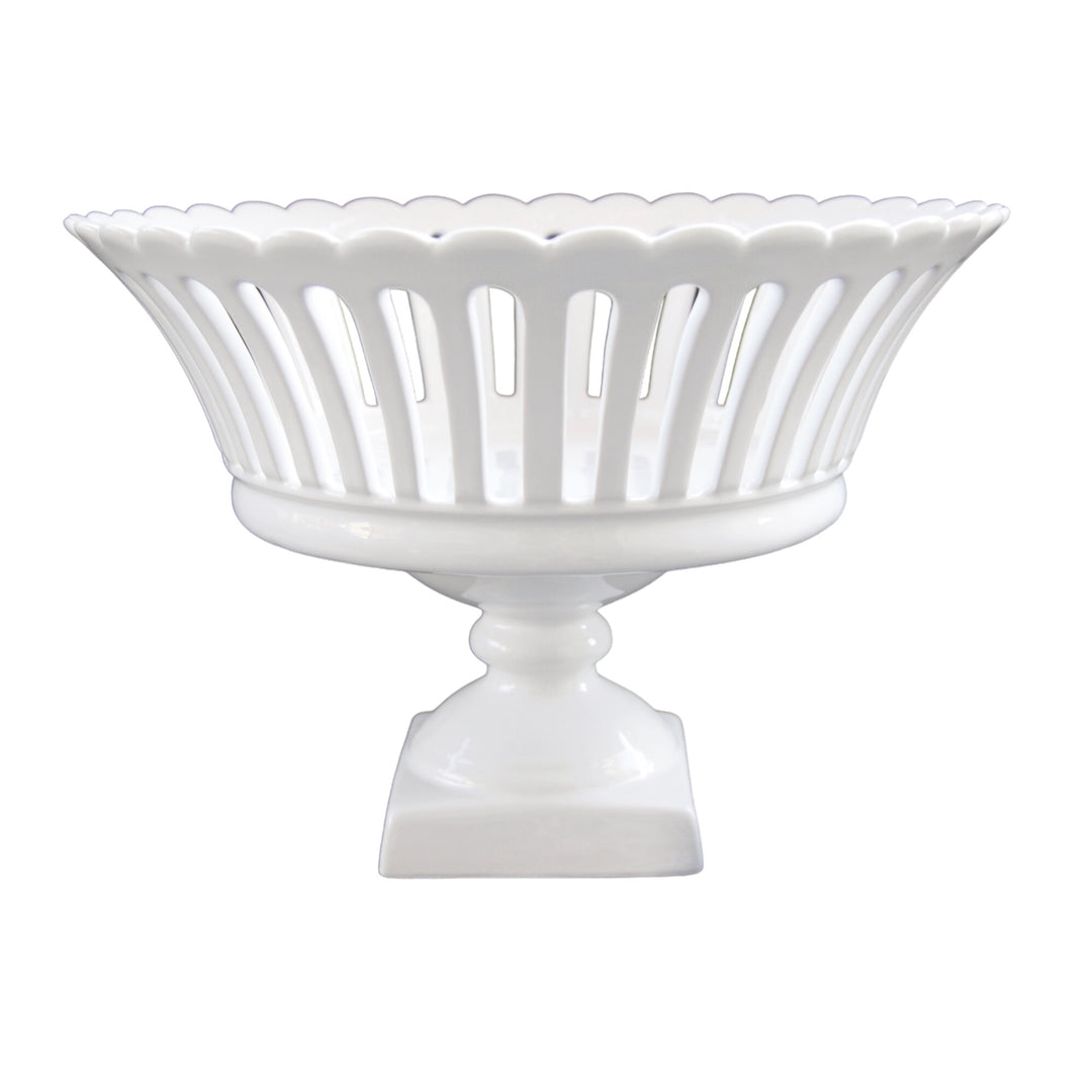 Large Bourg-Joly restauration footed basket