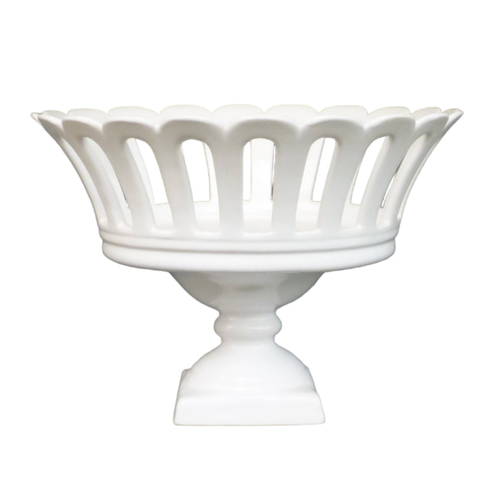 Large Malicorne restauration footed basket