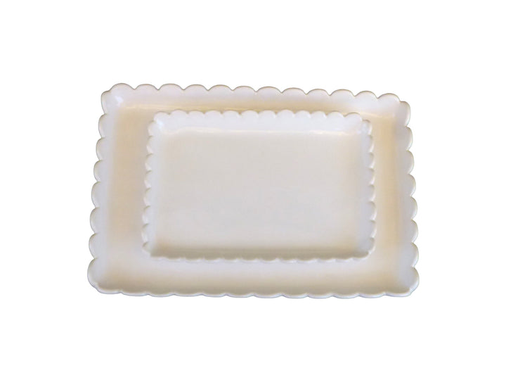 Large Scallop Chevet edge tray