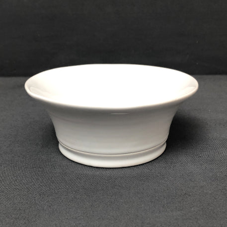 Malicorne Round Full Plain Edge Bowl in white