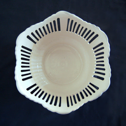 Ceramic roche openwork planter top view