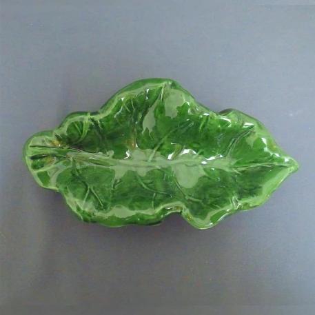 Feuille de chou shallow dish