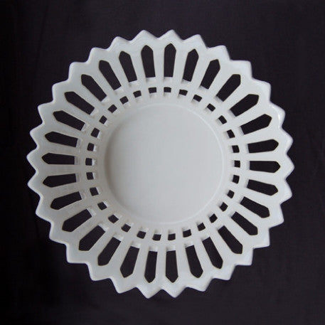 Restauration openwork footed  basket