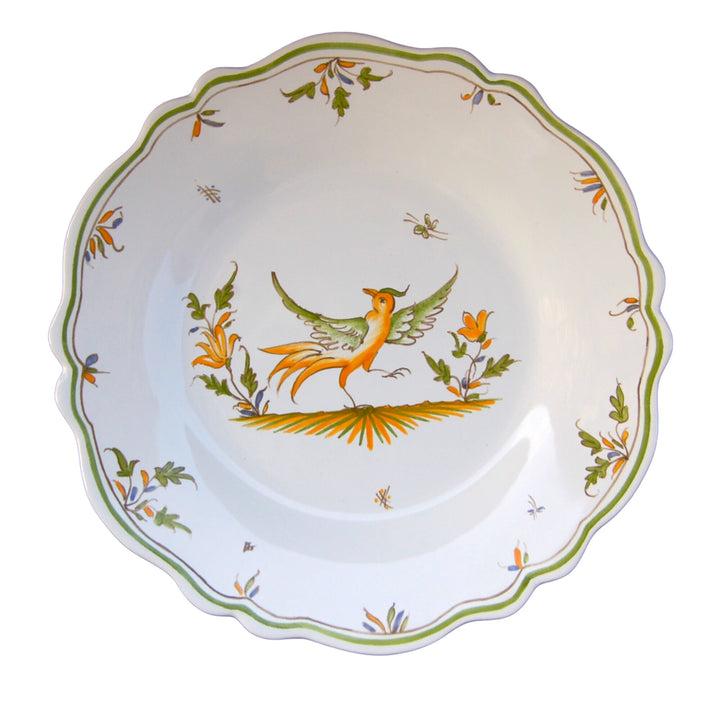 Feston plate with hand painted decoration Moustiers 12