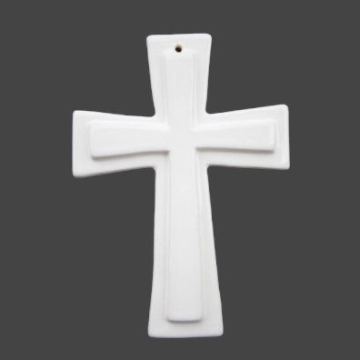 Earthenware Double Art Deco Straight Cross