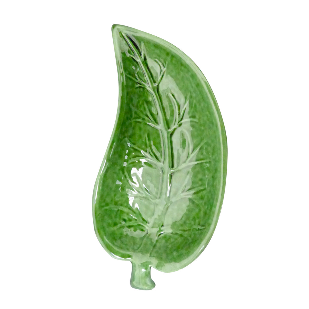 Feuille en courbe small shallow dish