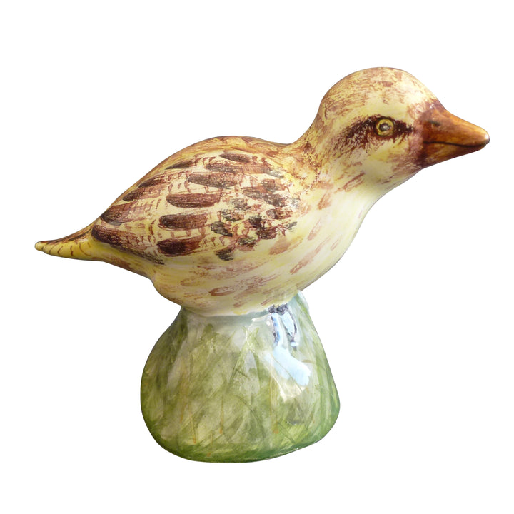 Loriot doré en faïence