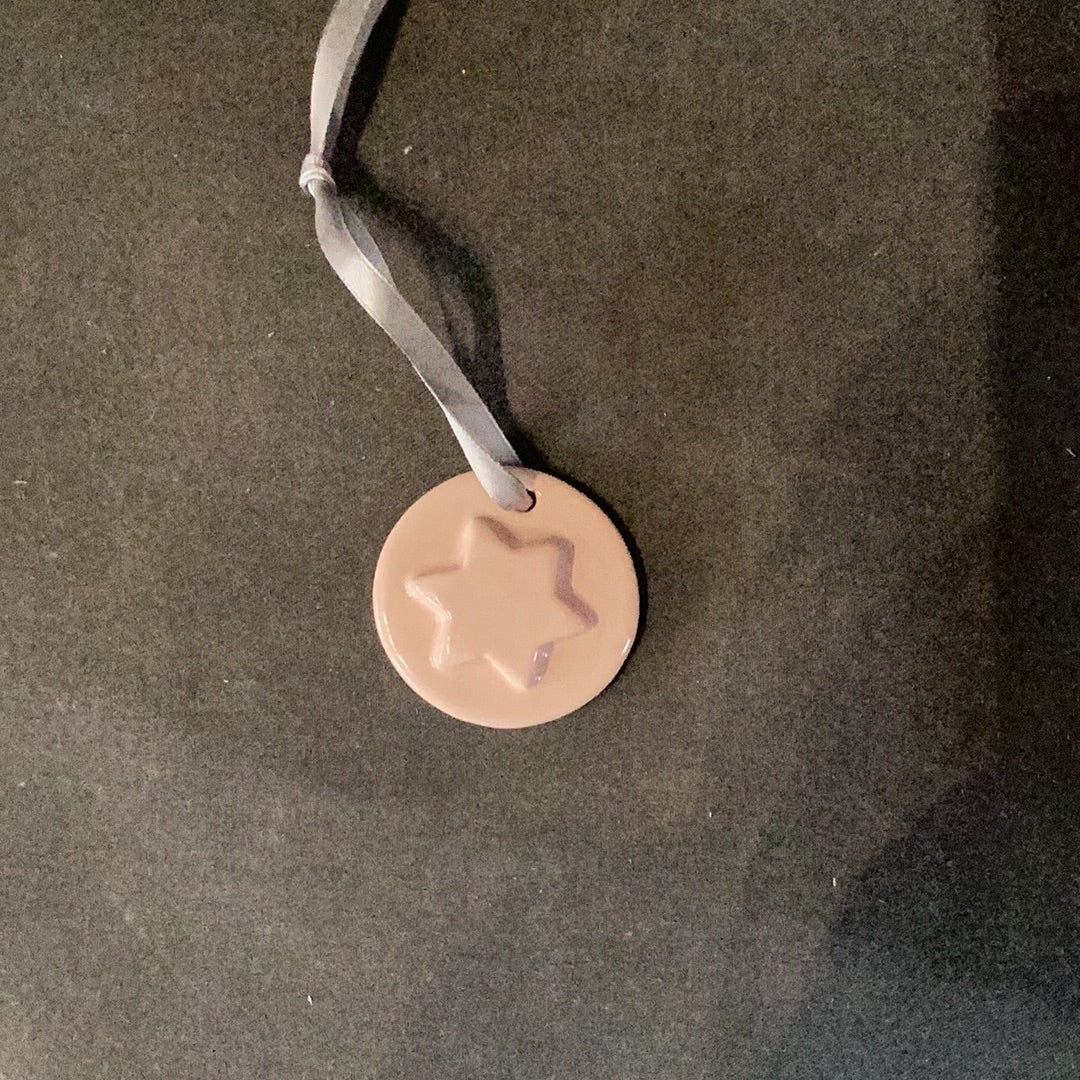 Earthenware Star disc ornament