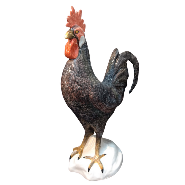Hand painted Grand Cockerel Maxi Le Rois du Bois