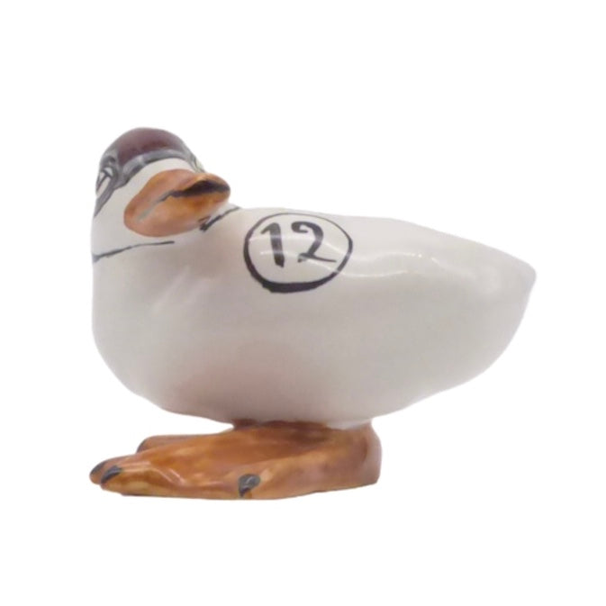 Pottery Racing Duck by Leon Pouplard. Handmade in France