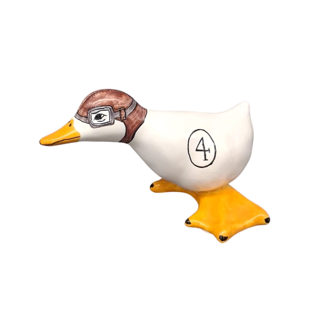 Earthenware Pouplard Racing Ducks