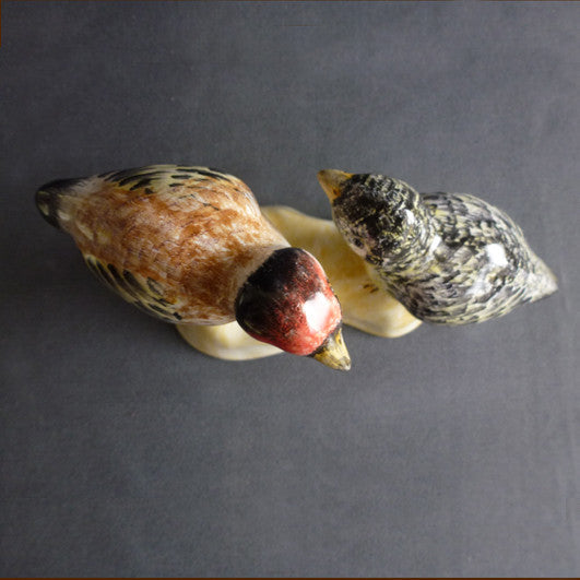 Earthenware Goldfinch and Tarin