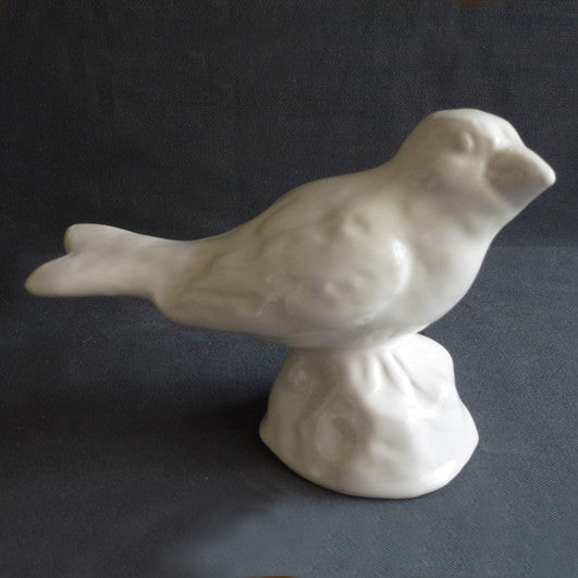 White Earthenware Bullfinch