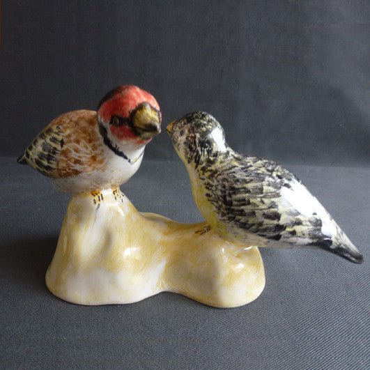 Earthenware Goldfinch and Tarin