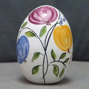 Egg with Antique Fruits polychrome hand painted decoration