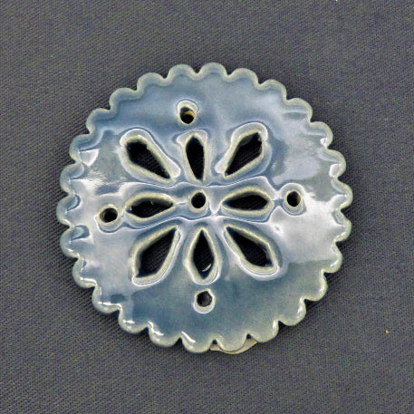 Earthenware Bourg-Joly openwork ornament