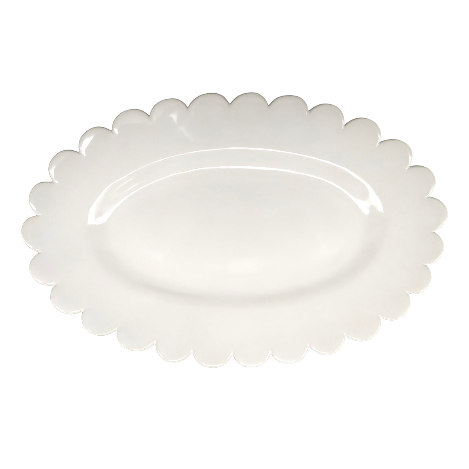 Chevet Ceramic Oval Serving Platter Bourg Joly Malicorne