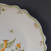 Feston plate with hand painted decoration Moustiers 12