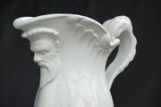 Earthenware Pichet Casque Ovale Jug vase