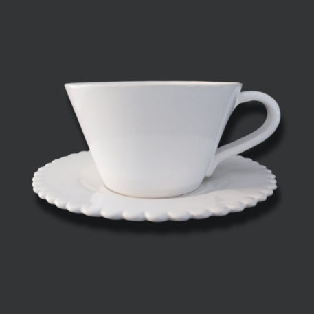 Pointu Breakfast cup and Bourg-Joly Pleine saucer
