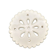 Bourg-Joly openwork ornament in white