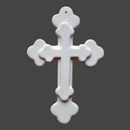 Earthenware Double Heraldic Cross