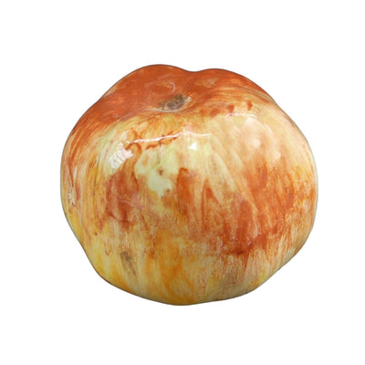 Earthenware Red and Yellow Apple