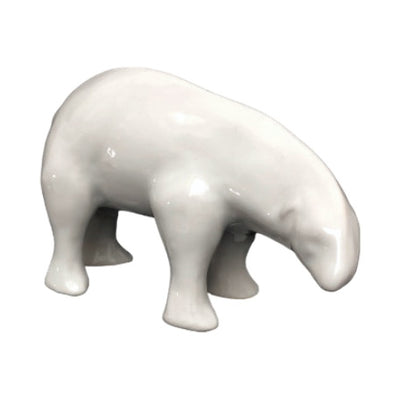 White Earthenware Pouplard Bear