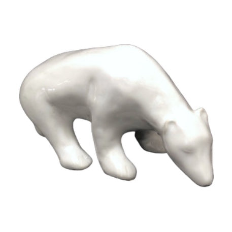 White Earthenware Small Pouplard Bear
