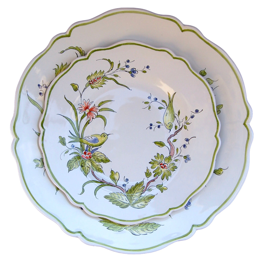 Feston plate with St Omer hand painted decoration