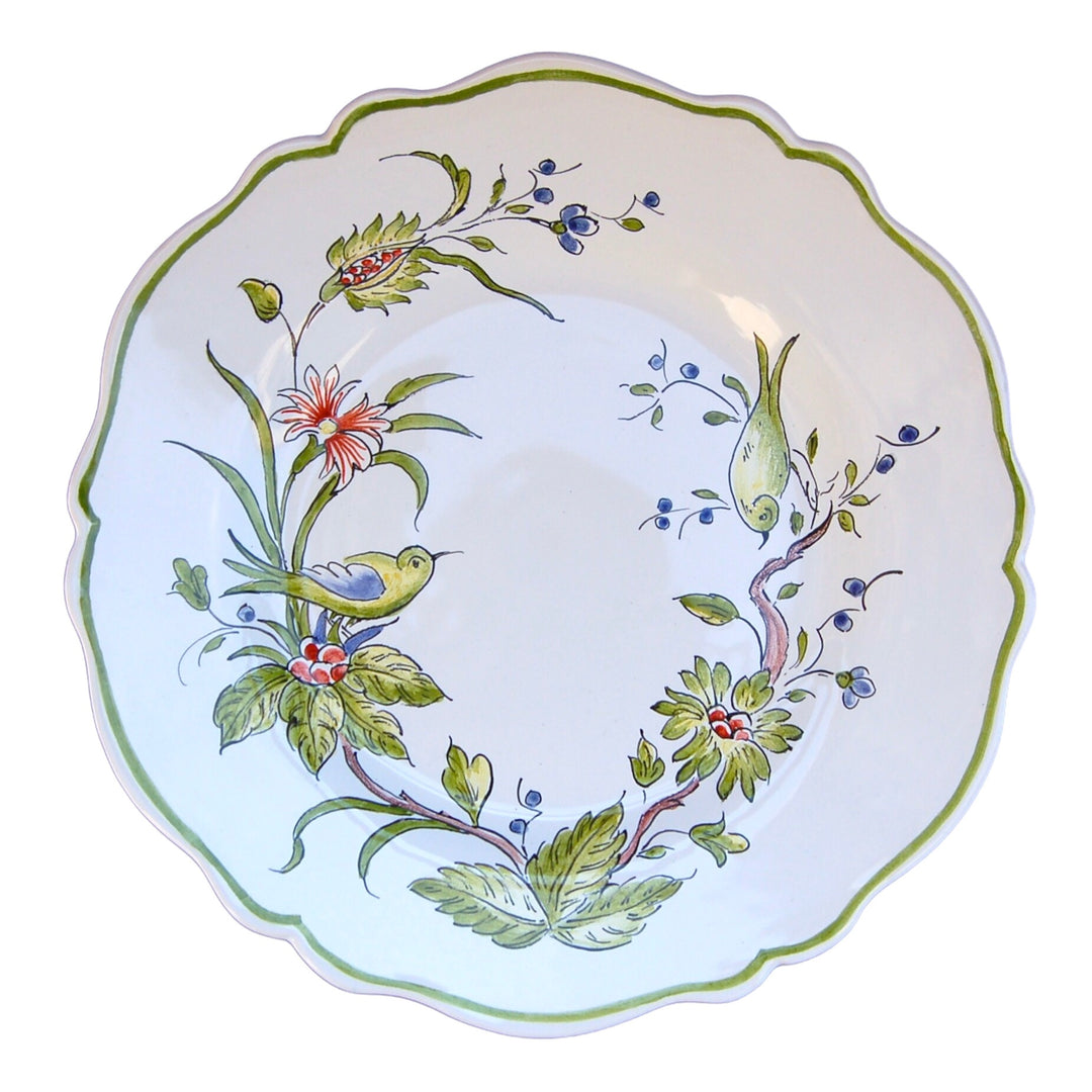 Feston plate with St Omer hand painted decoration