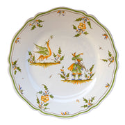 Feston plate with hand painted decoration Moustiers 17