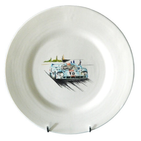 Bord Uni Plate  - Limited Edition 24H Le Mans commemorative plate design by Ray Toombes