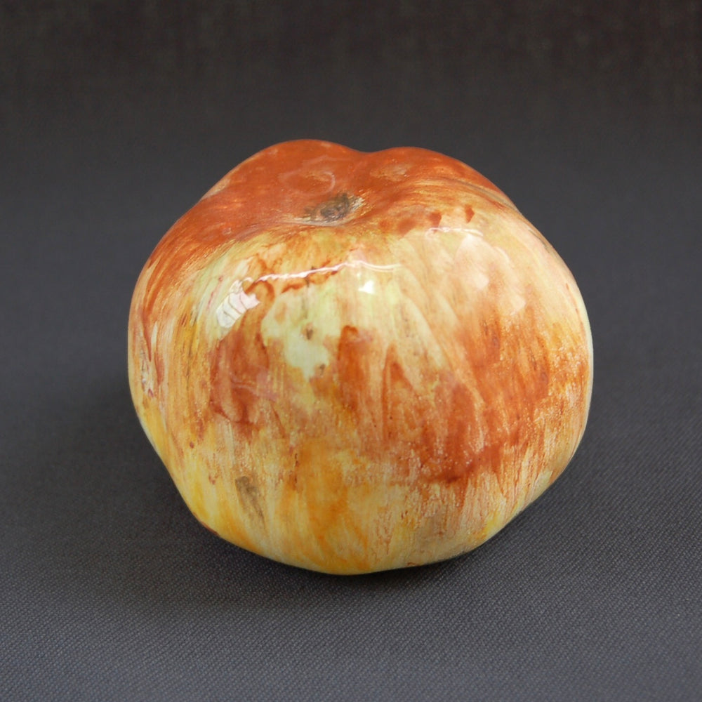 Earthenware Red and Yellow Apple