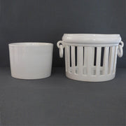 Openwork Empire planter with interior