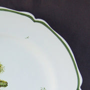 Feston plate with Topiaire 4 hand painted decoration